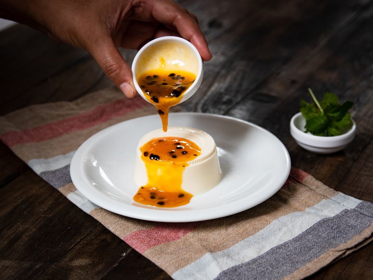 Fudge de maracujá com castanhas