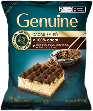 Cacau em pó 100% Genuine 500 g