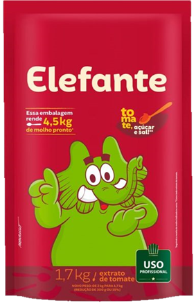 Extrato de Tomate Elefante 1,7 kg